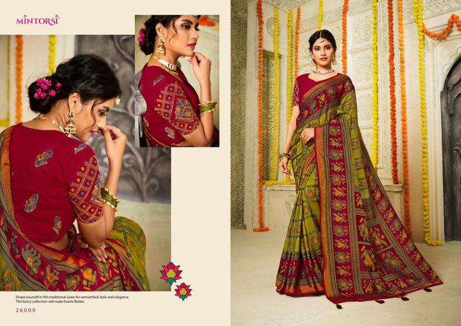 Karma By Mintorsi 26001-26012 Designer Sarees Catalog